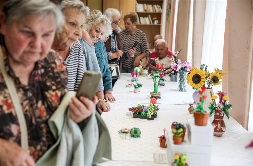 LEGO-kiállítás a Liget Időskorúak Otthonában